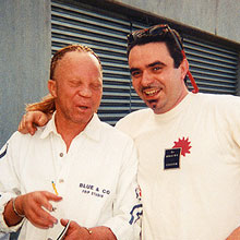 avec Salif Keïta à Basse-Terre,Guadeloupe